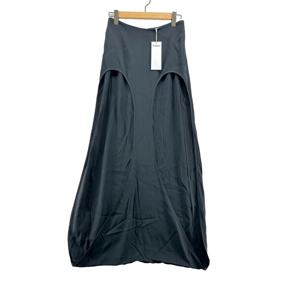 Dion Lee Arch Longline Skirt US Size 6 In Cady Black Cut Outs Avant Garde NWT - Picture 4 of 12